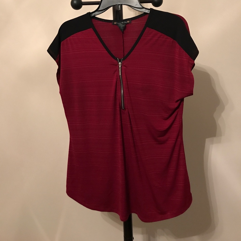 Burgundy Shirt
