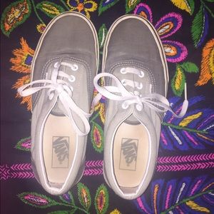 Light gray/gray women's vans