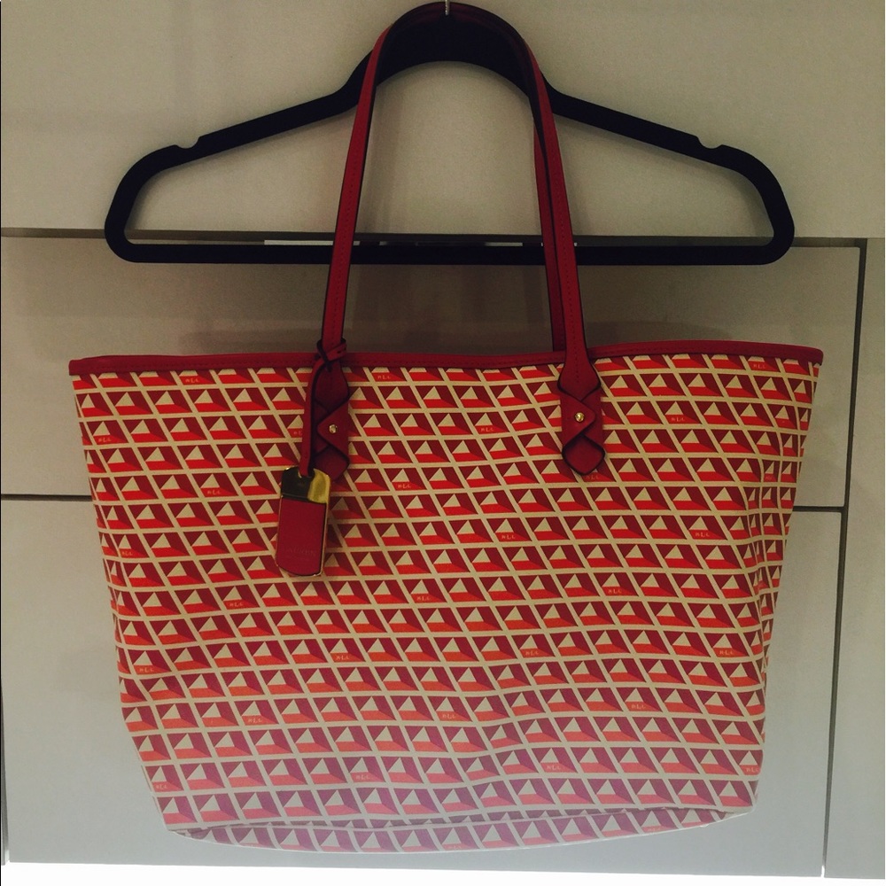 •BRAND NEW• Geometric Pattern Ralph Lauren Handbag