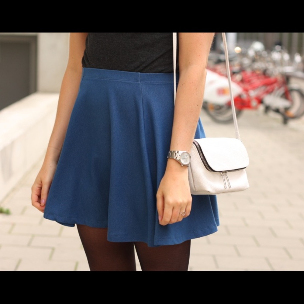 H&M Denim figure skater skirt