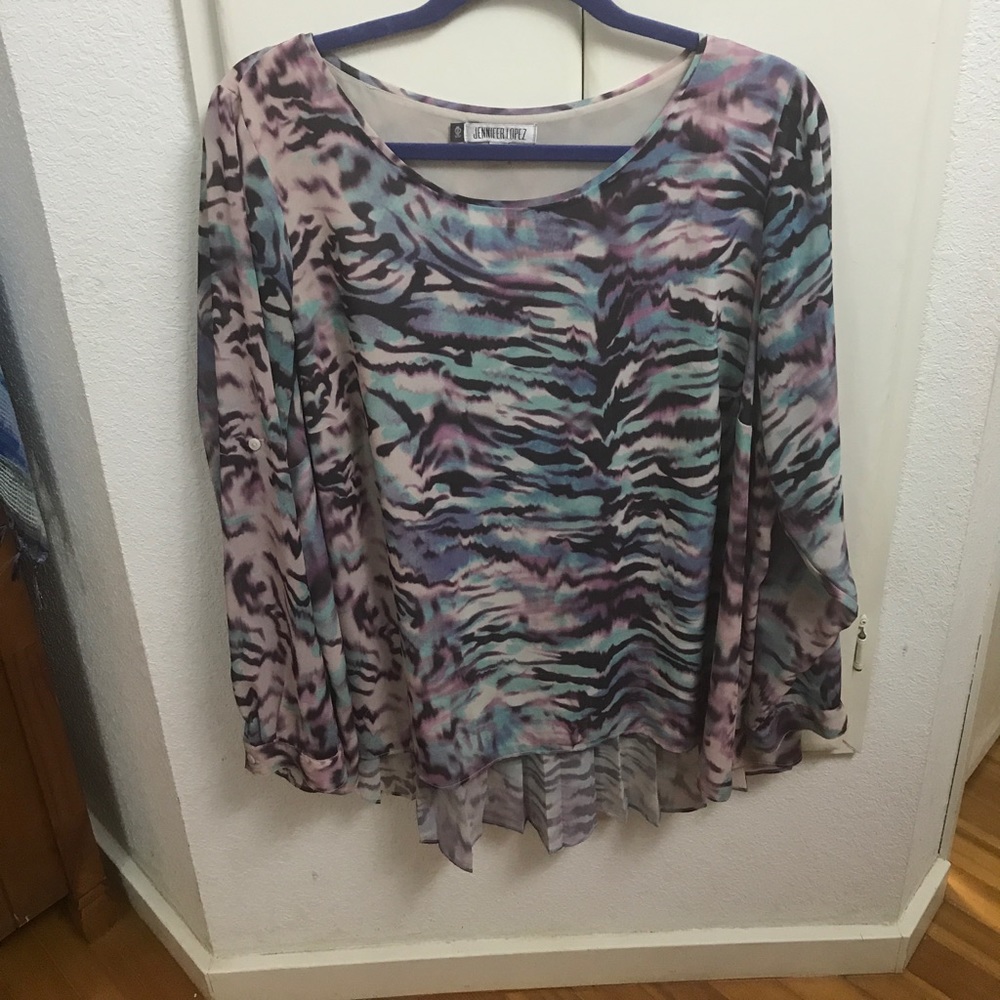 Jennifer Lopez Long Sleeve Blouse