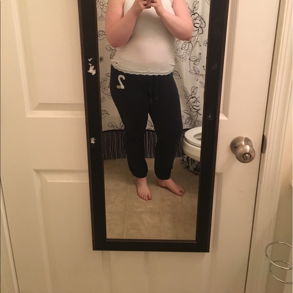Dark Navy A&F Classic Fit Sweatpants