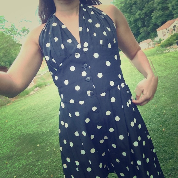 Polka dot Romper - Picture 2 of 5
