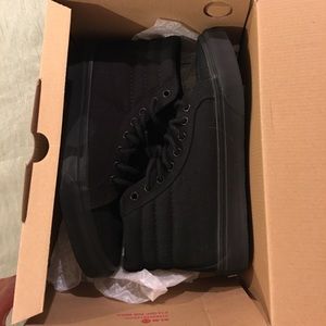 Black Hightop Vans
