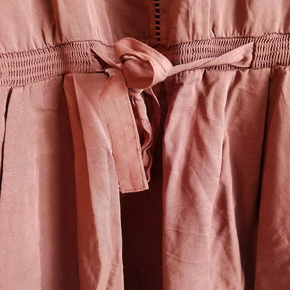 🍍 ANTHROPOLOGIE LILKA rusty burgundy romper - Picture 4 of 6