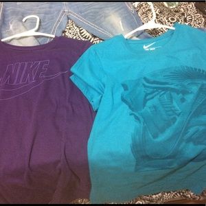 2 brand new Nike tees