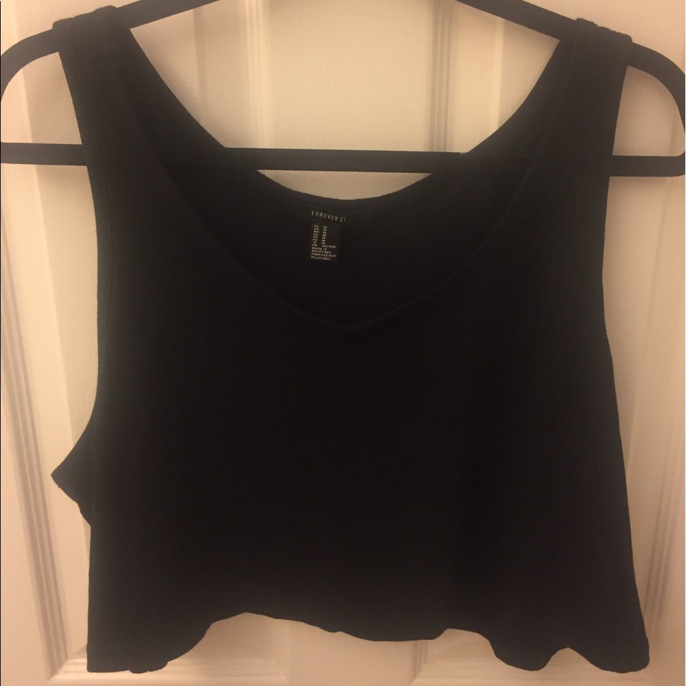 Black Crop Top