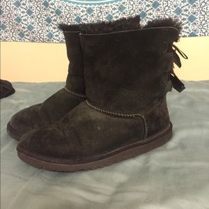 Black Bailey Bow Uggs