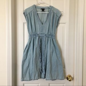 Cute chambray denim dress h&m size 8