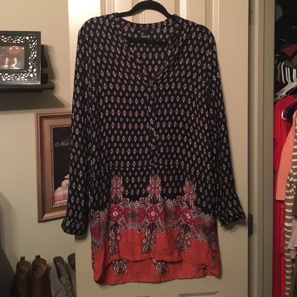 Forever 21 drop waist dress