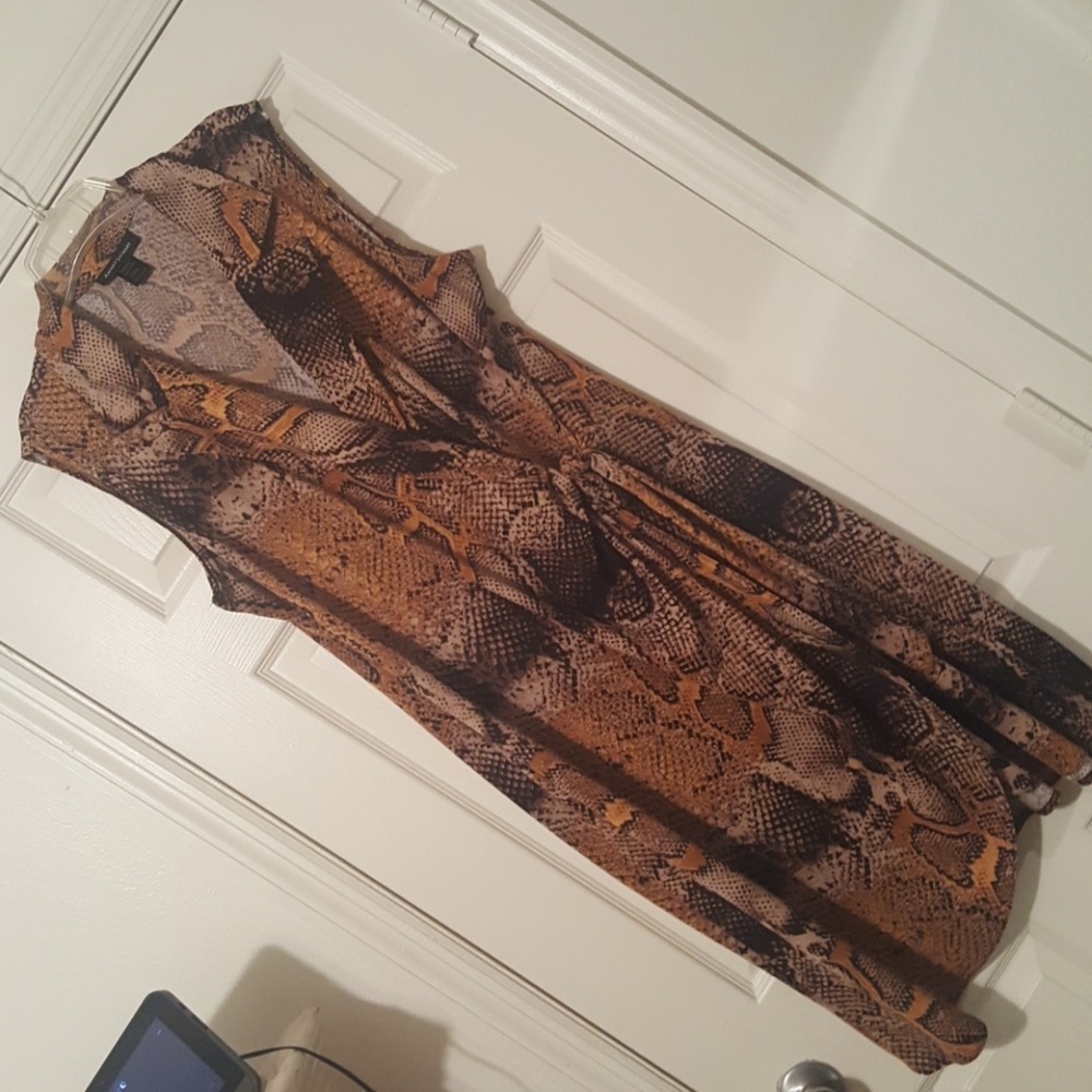 Plus size wrap dress