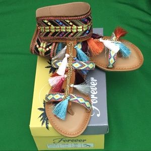 Gladiator COLORFUL, featuring dangling tassels