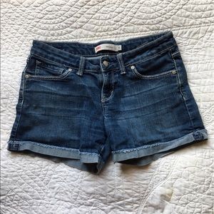 Levi's denim Midi shorts size 9