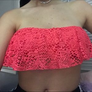 Pink/Coral flowy cute bathing suit