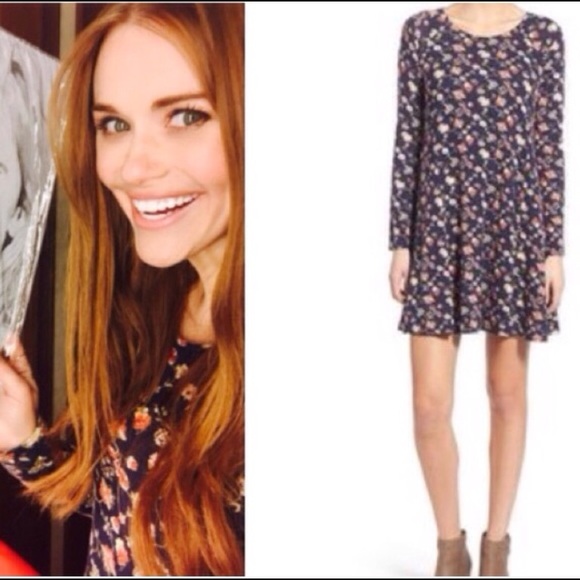 ISO 'Lauren' Long Sleeve Shift Dress - Picture 1 of 3