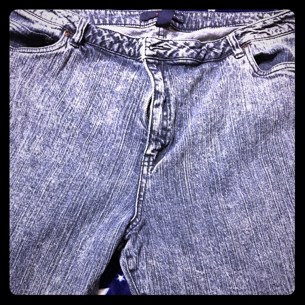 Ladies Tall Acid washed Blue Jeans