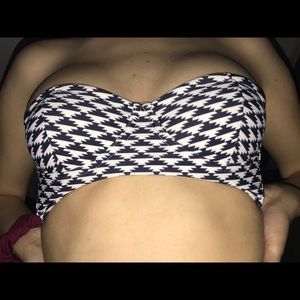 Aztec Strapless Bikini Top