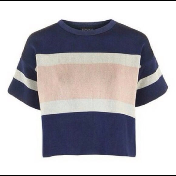 ISO Modern Stripe Boxy Tee - Picture 1 of 3