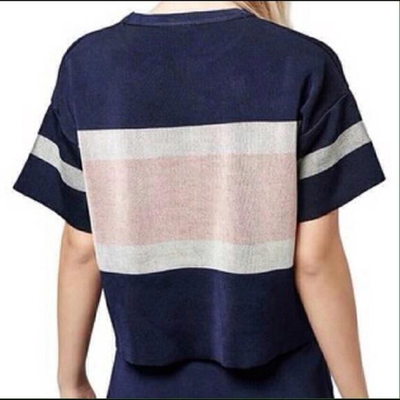 ISO Modern Stripe Boxy Tee - Picture 2 of 3