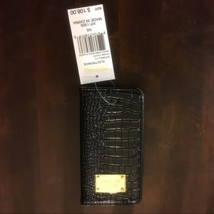 NWT MICHAEL KORS Snakeskin Leather iphone 7 case