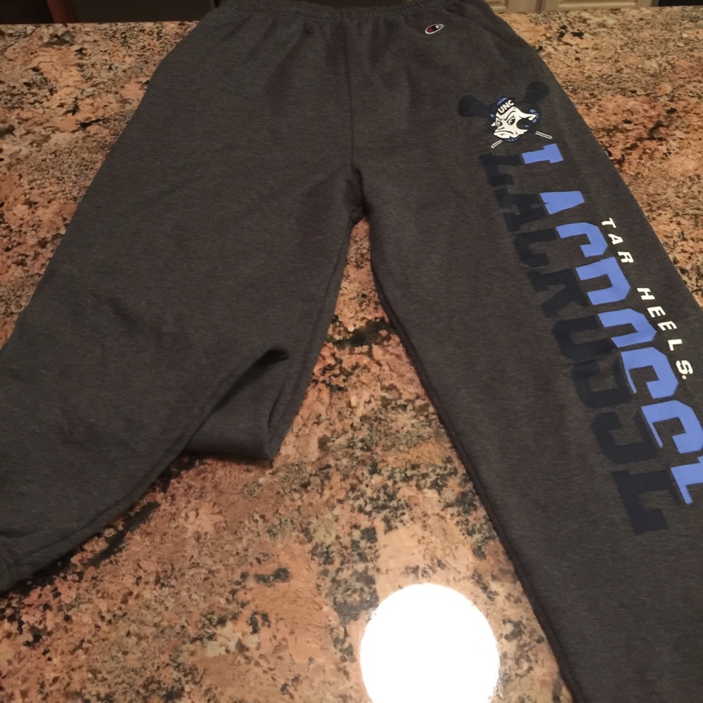 NWT Champion Large NC Lacrosse Sweatpants