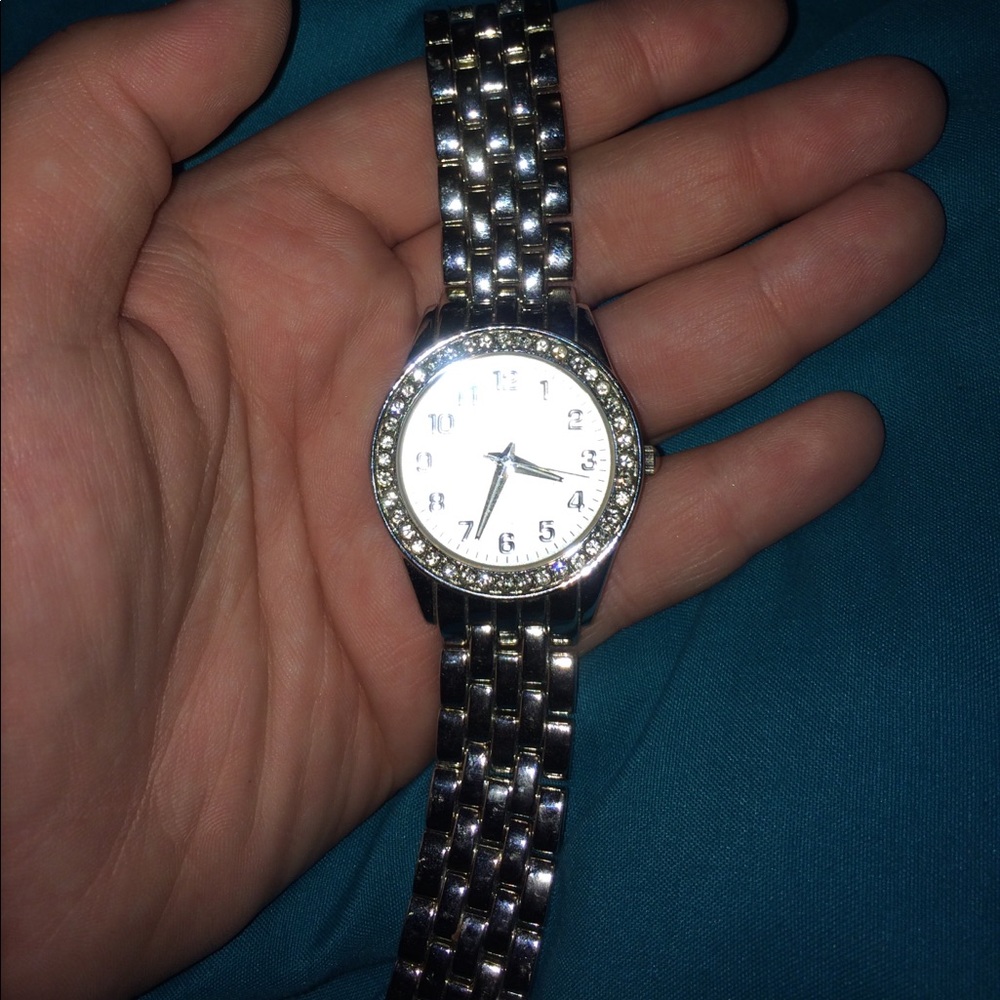 Stainless Steel watch.
