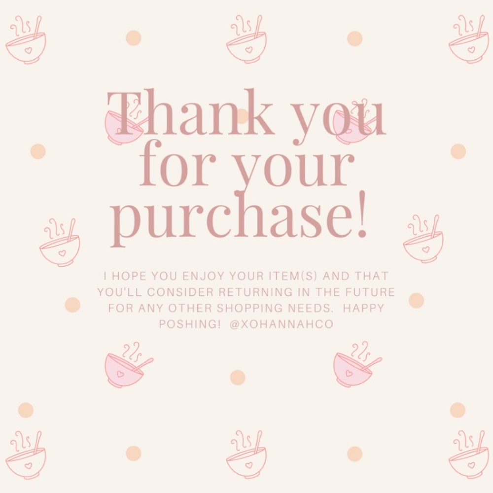 Thank you for shopping with me! ✨