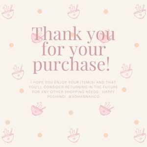 Thank you for shopping with me! ✨