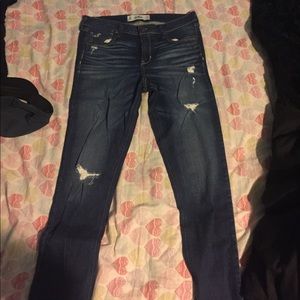 RESERVED---Size 9 Hollister jeans