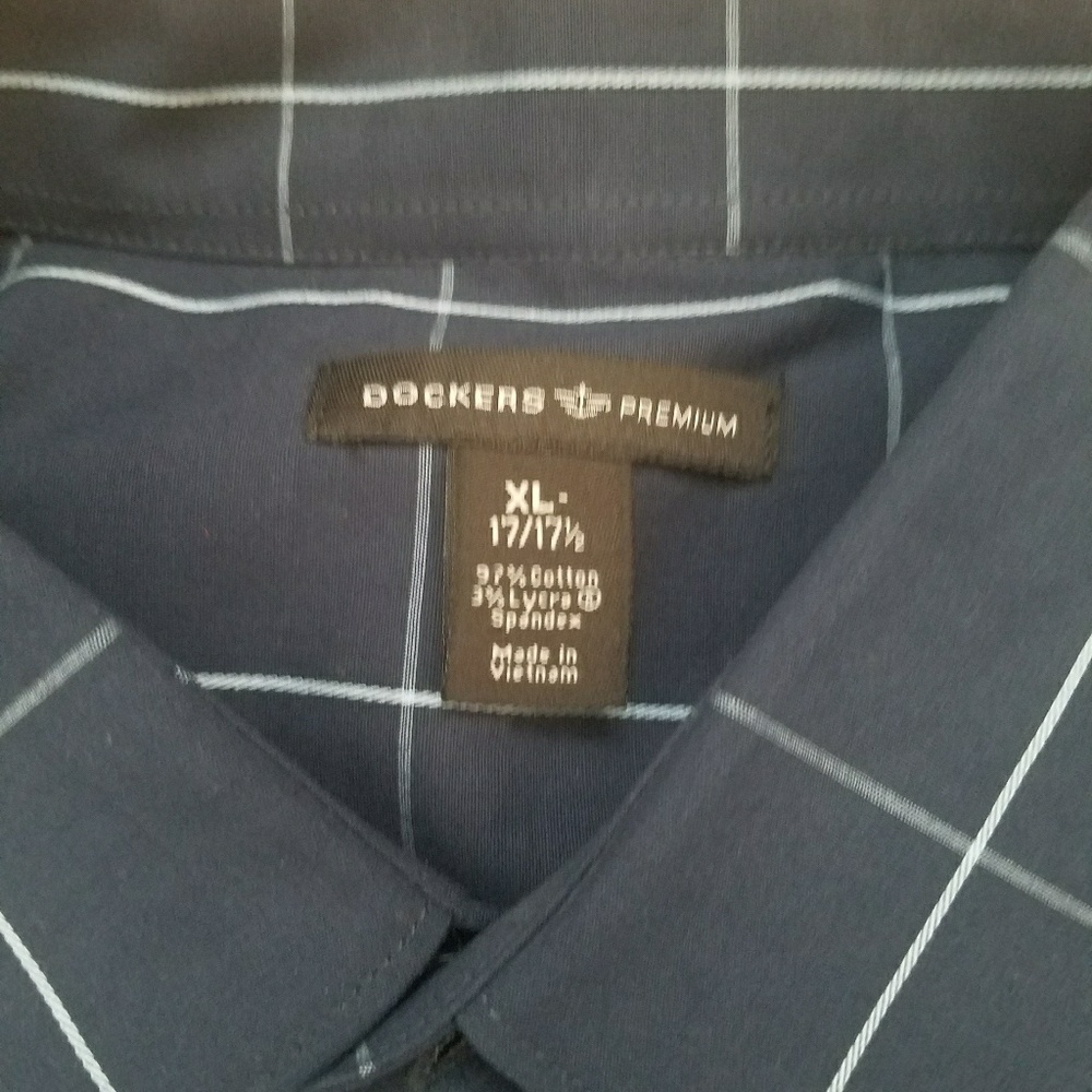 Dockers Long Sleeve Mens Dress Shirt - Picture 3 of 3
