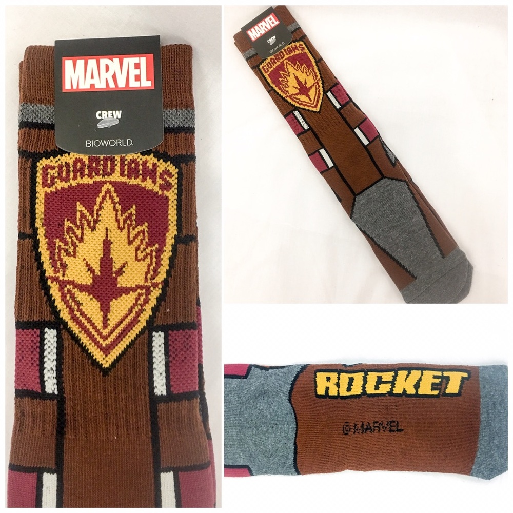 Rocket Raccoon Crew Socks Loot Crate Exclusive