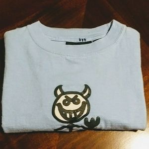 Long Sleeve Blue 😈 Tee