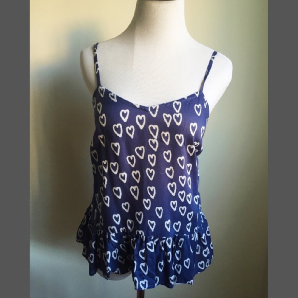 NWT River Island Heart Print Tank from ASOS