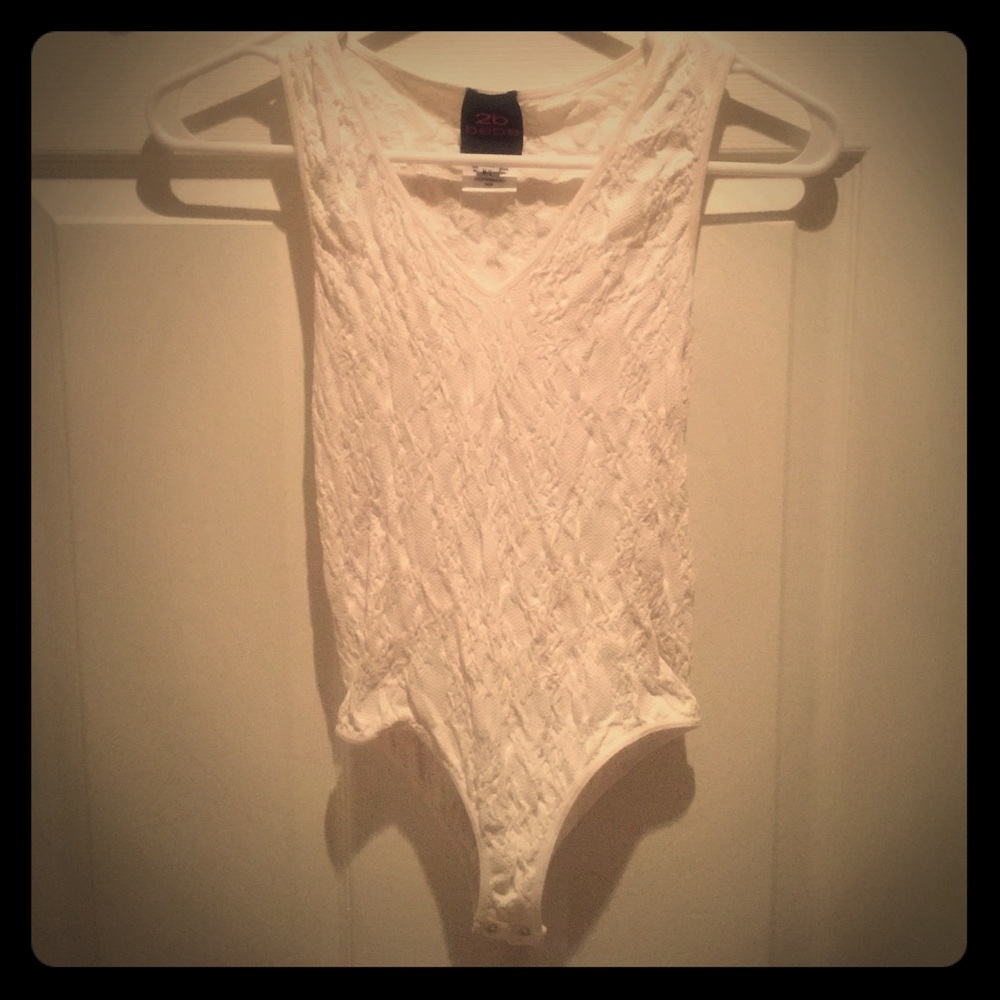 White Stretch Bodysuit