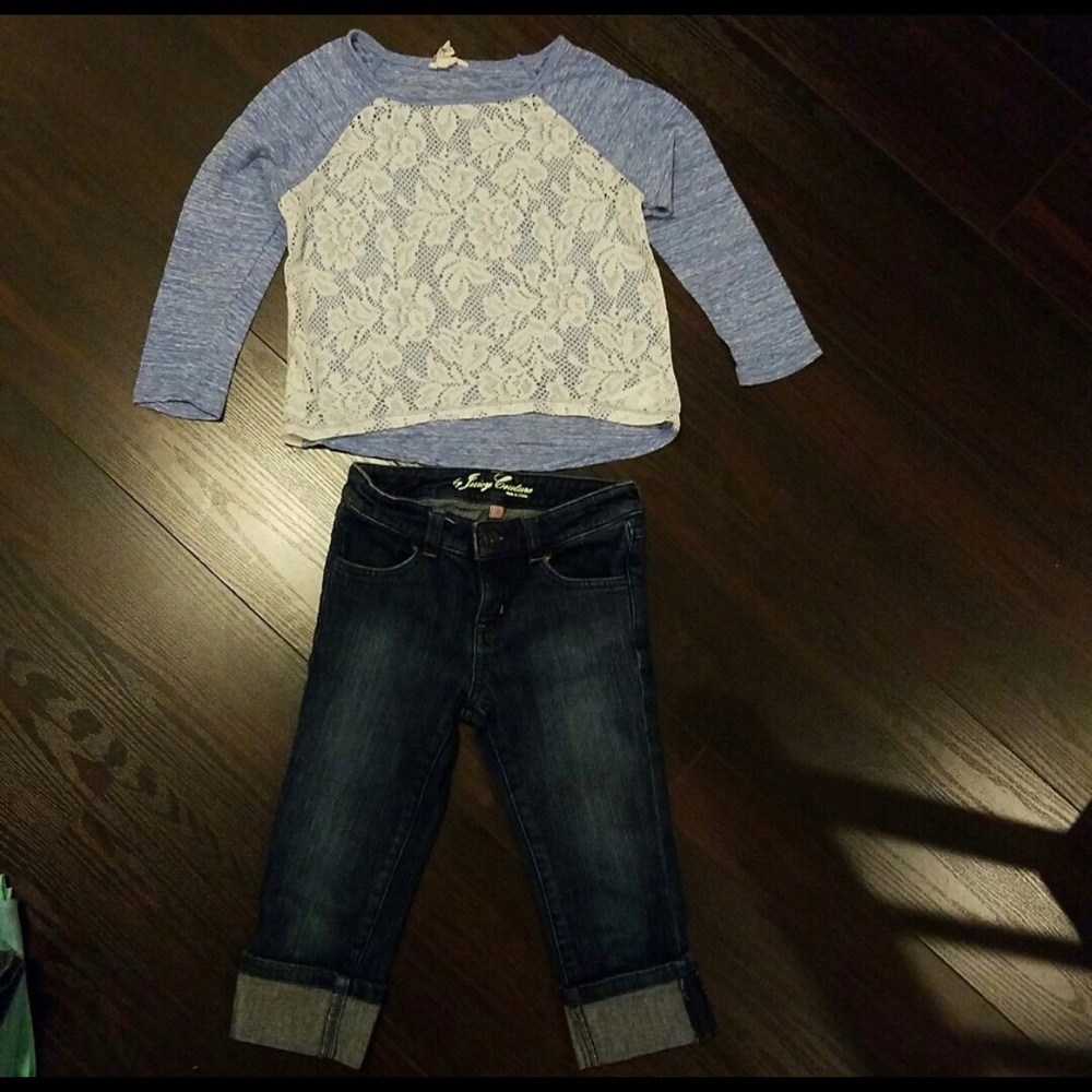 Juicy Couture Ankle pants & Forever 21 top
