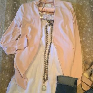 BCBGeneration blush pink jacket SIZE XS! NWT!