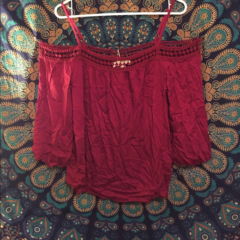 Off the shoulder top