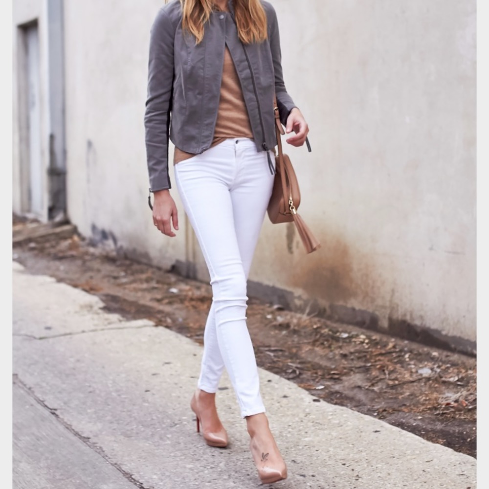 Brand new free people white skinnies