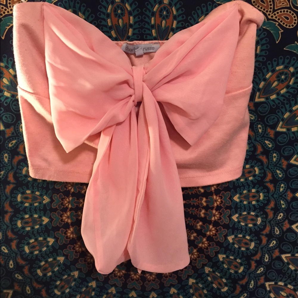 Large Bow Crop Top