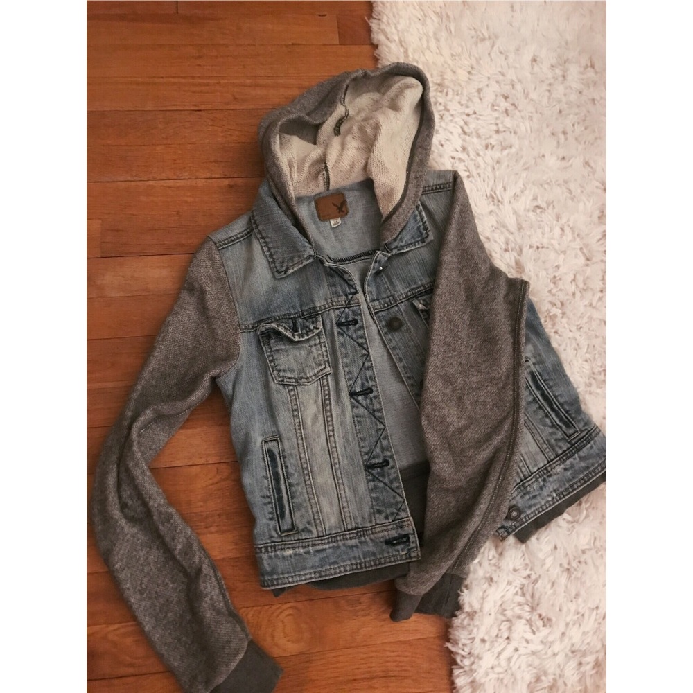 American Eagle Denim Hoodie