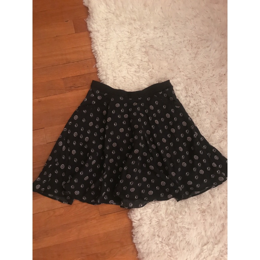 Urban Outfitters Navy Blue Skater Skirt w/details