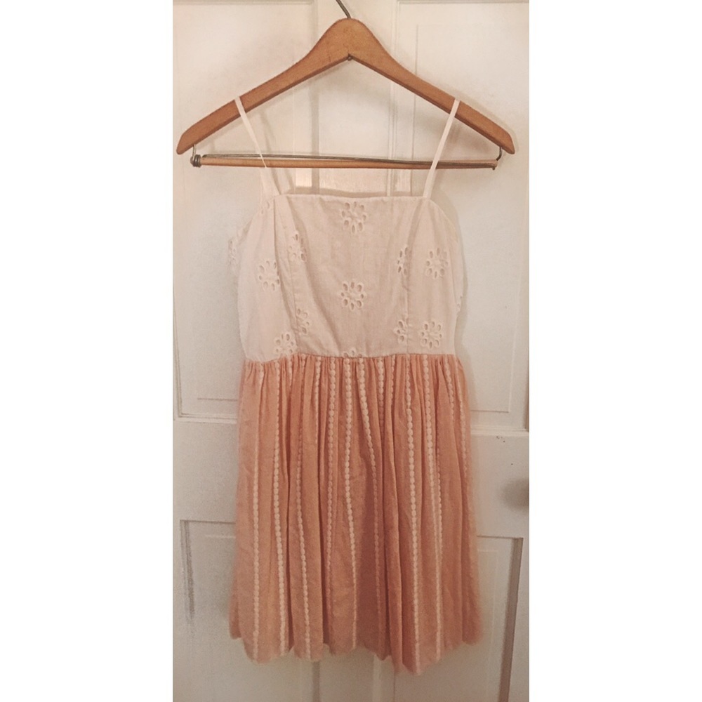 Francesca's Strapless Daisy Dress