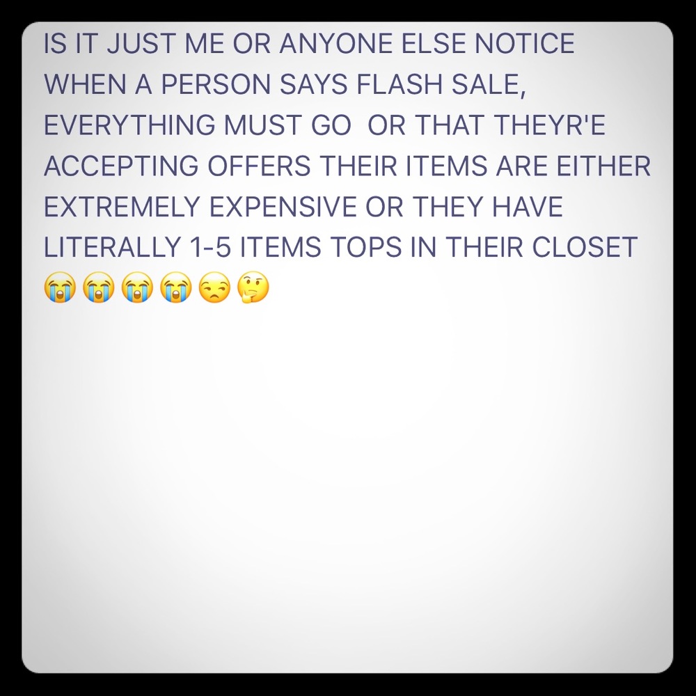 🚫🚫JUST THINKING OUT LOUD🚫🚫