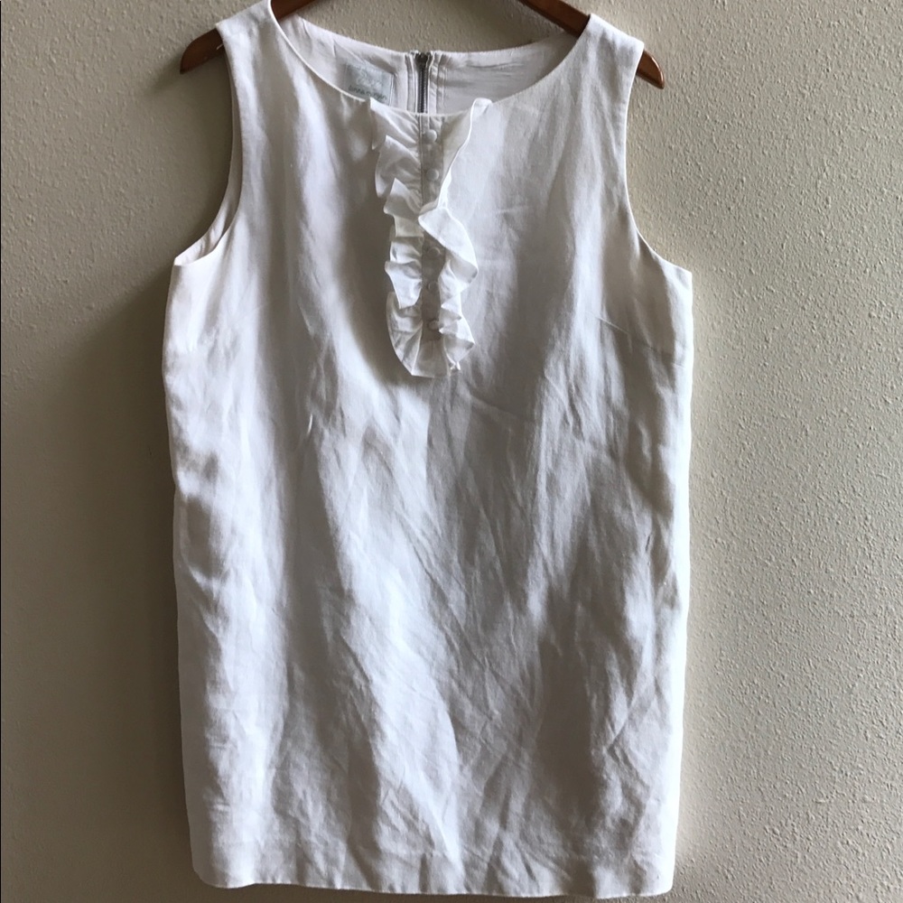 Donna Morgan White Sleeveless Top