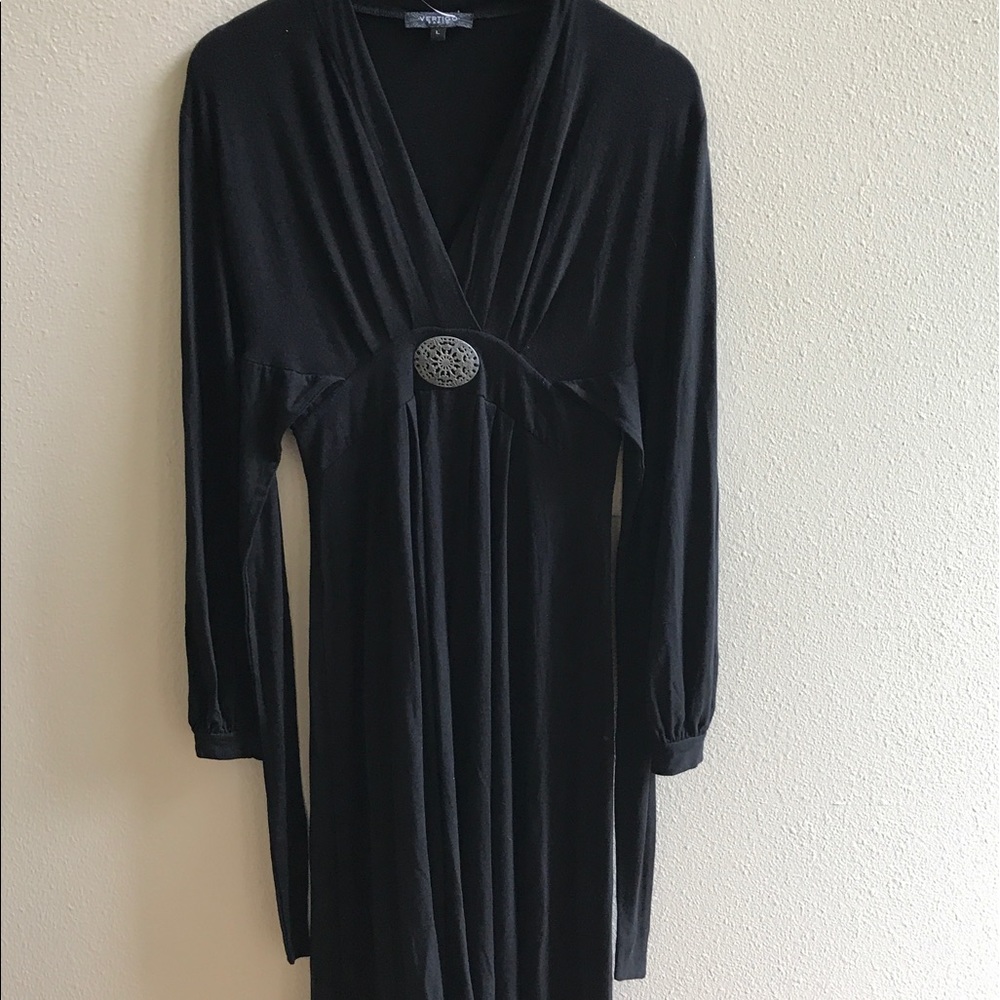 Vertigo Paris Black Long Sleeve Dress - new!