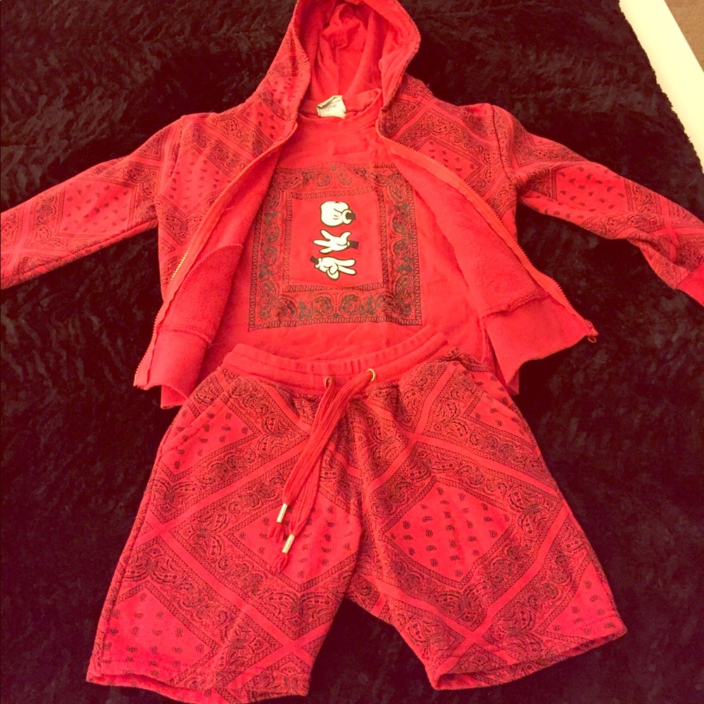 Boys 3pcs shorts outfit