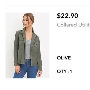 Forever 21 utility jacket