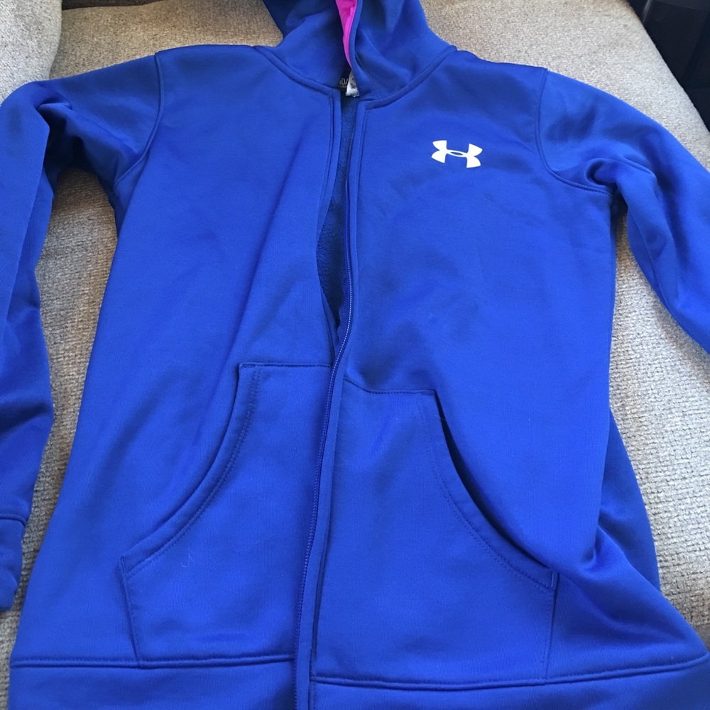 Kids/youth under armor zip up hoodie