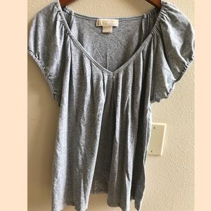 Micheal Kors Gray Short Sleeve Top