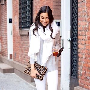 Beautiful white sheer scarf